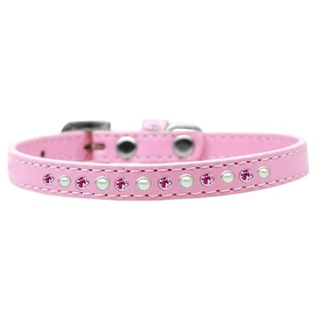 PET PAL Pearl & Pink Crystal Puppy CollarLight Pink Size 16 PE795841